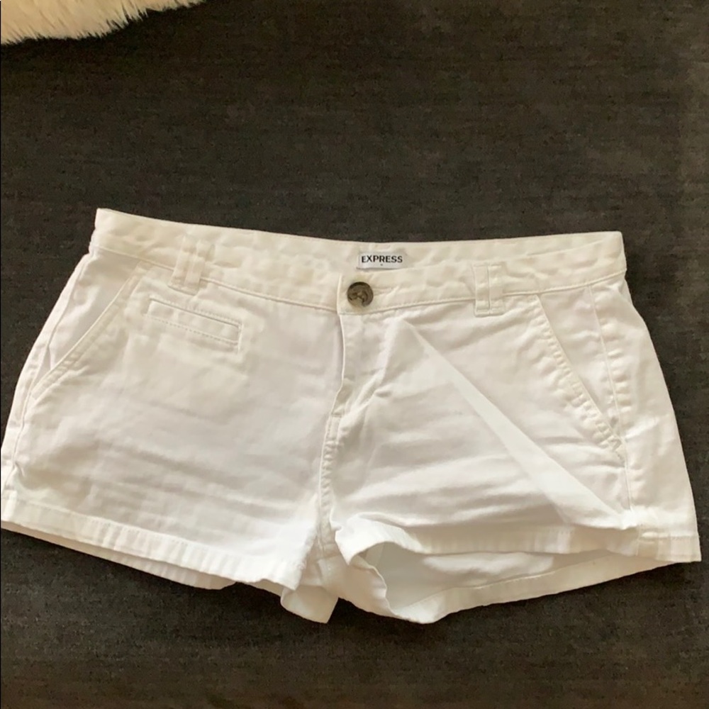 White Express Shorts